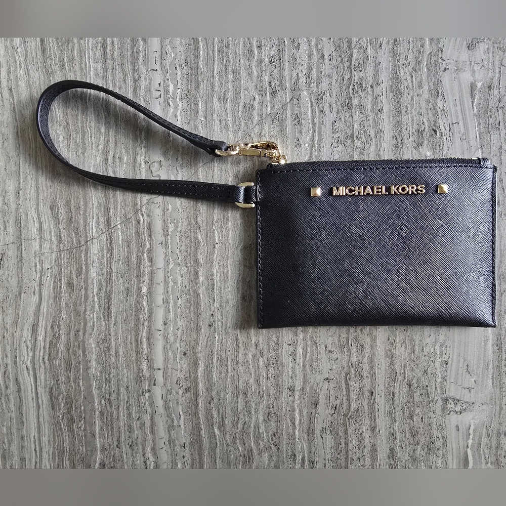 Michael Kors Black Wristlet